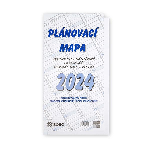 BOBO Plánovací roční mapa 2024 B1
