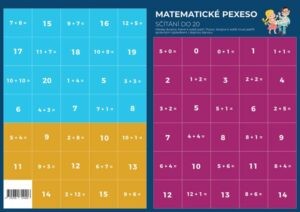Pexeso - Matematika - Sčítání v oboru do 20  - PhDr. Martin Staněk