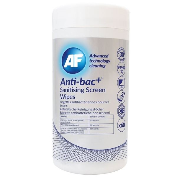 AF Anti Bac - Screen Cleaning Antibakteriální čisticí ubrousky