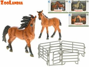Zoolandia kůň s hříbětem a doplňky