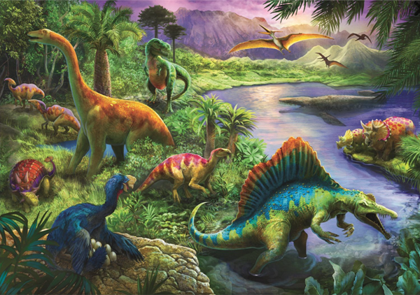 Puzzle Dinosauři