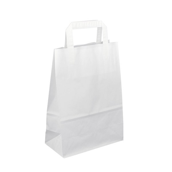 Papírová taška s plochým uchem 32 × 20 × 28 cm