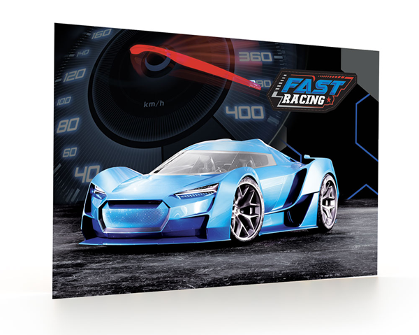 Podložka na stůl 60 × 40 cm - Fast racing/Auto