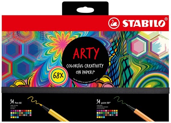STABILO ARTY Kreativní set - 68 ks