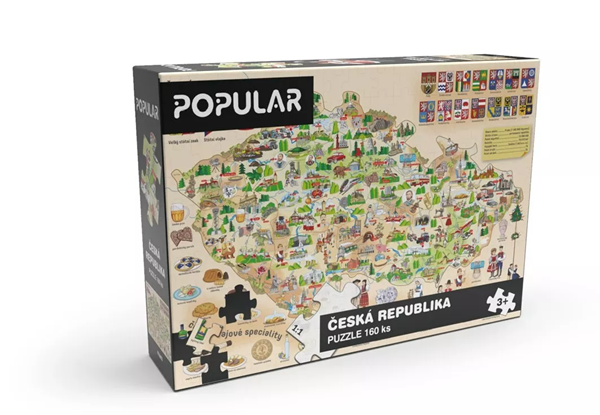 Puzzle - Mapa České republiky