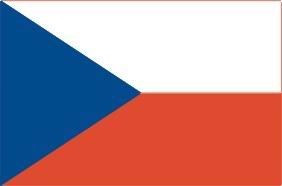 Stolní vlaječka ČR - praporek s návlekem 16